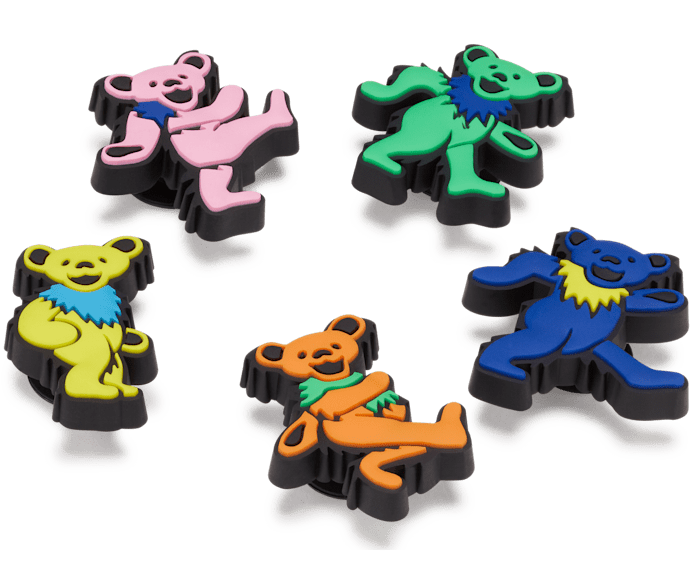 Grateful dead croc charms 2025