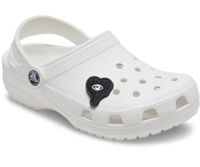Crocs with patches hot sale