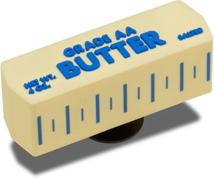 Mini 3D Butter Jibbitz charms Crocs