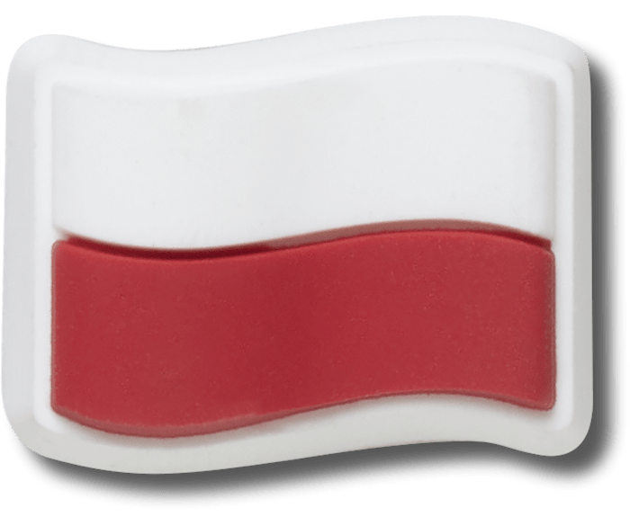 Polish Flag Jibbitz charms Crocs