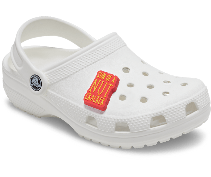 White crocs with stickers online