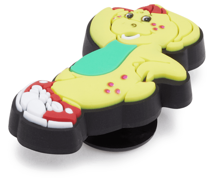 Barney BJ Jibbitz charms Crocs