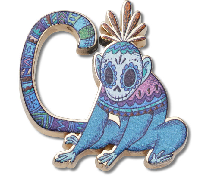 Frida Kahlo Monkey Jibbitz charms Crocs