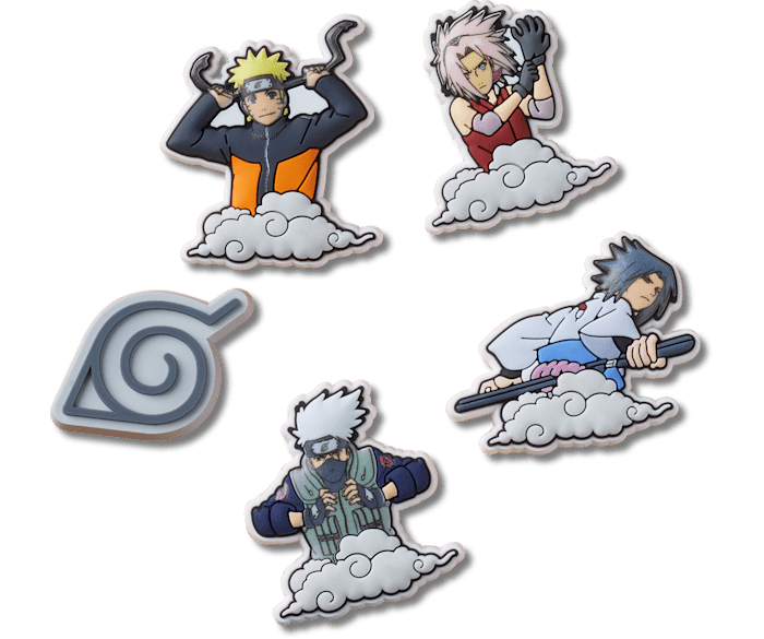 Naruto croc charms top