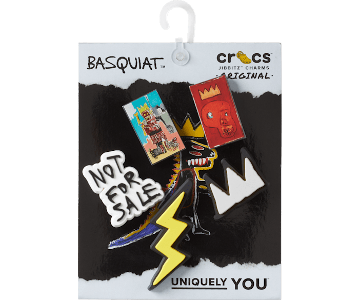Basquiat 5 Pack Jibbitz charms Crocs