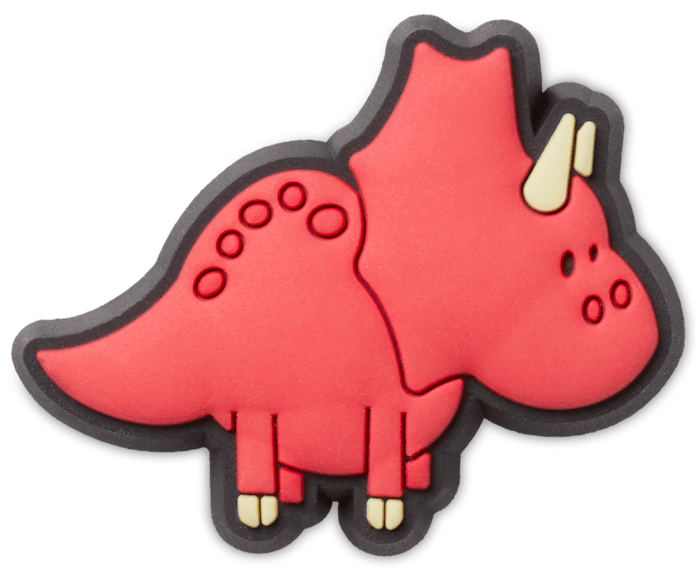 Boys Rule Red Dino Jibbitz charms Crocs