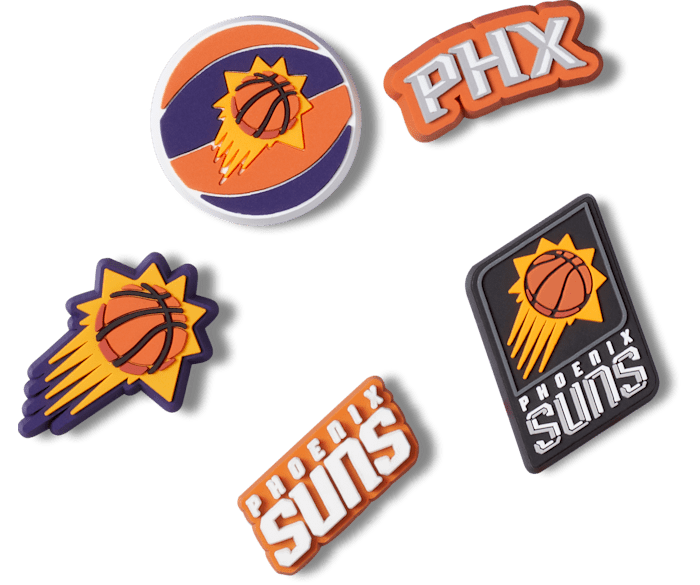 クロックス公式】NBA フィニックス サンズ 5 パック | ジビッツ チャーム | アクセサリー カスタマイズ