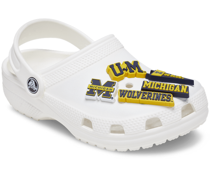 University of Michigan 5 Pack Jibbitz charms Crocs