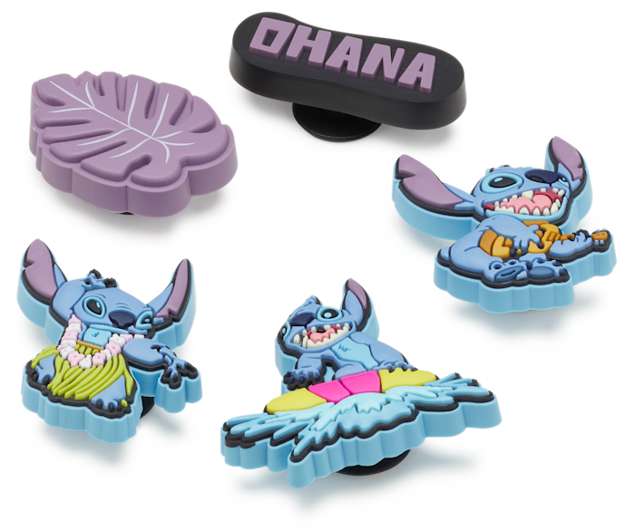 Stitch Tropical 5 Pack Jibbitz charms Crocs