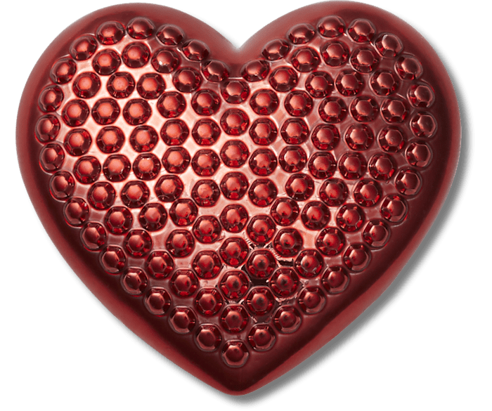 Heart jibbitz shop for crocs
