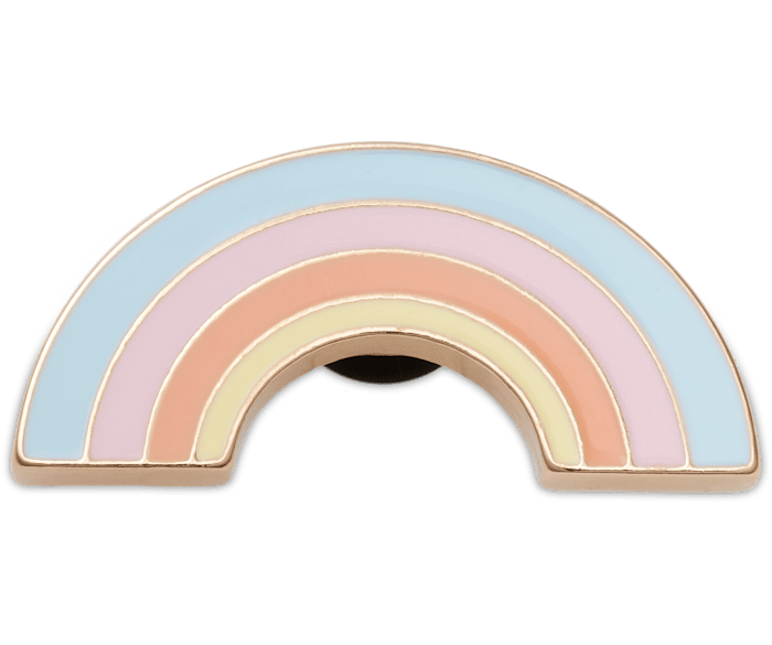 Pastel rainbow crocs sale