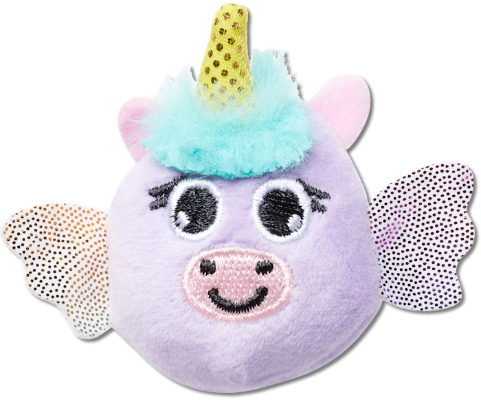 Plush crocs top