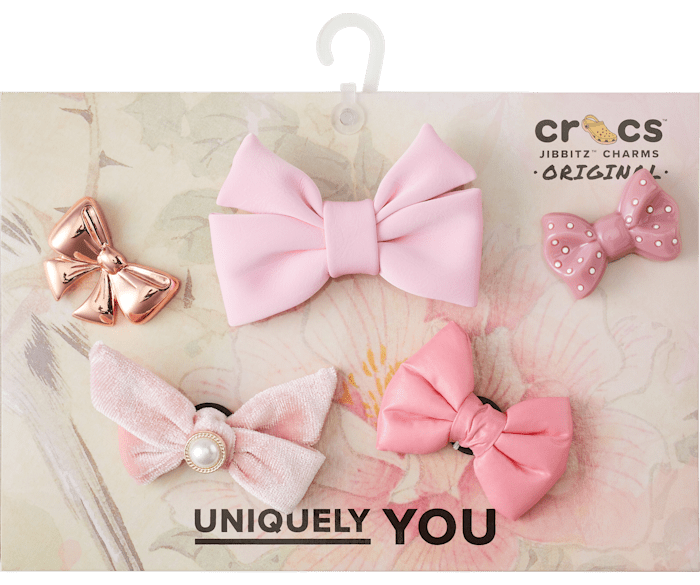 Charming Bow 5 Pack Jibbitz charms Crocs