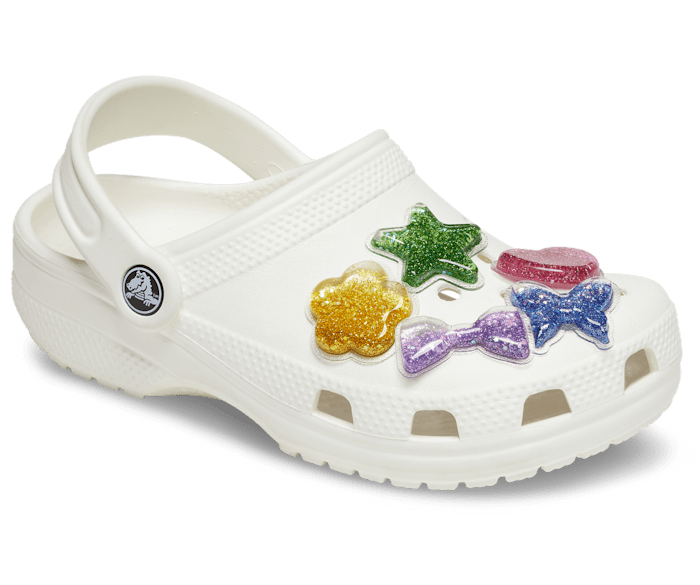 Clear crocs hot sale