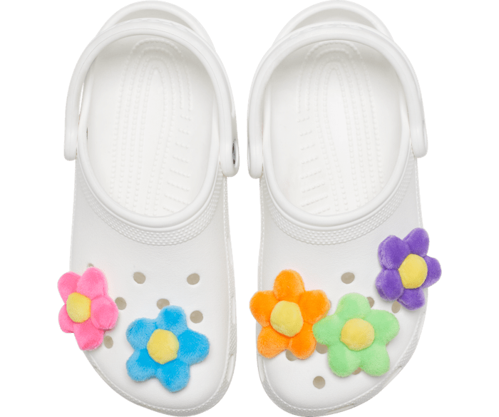 Crocs with flowers new arrivals