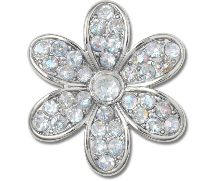 Silver Mnchrm Daisy 1 Jibbitz™ charms - Crocs