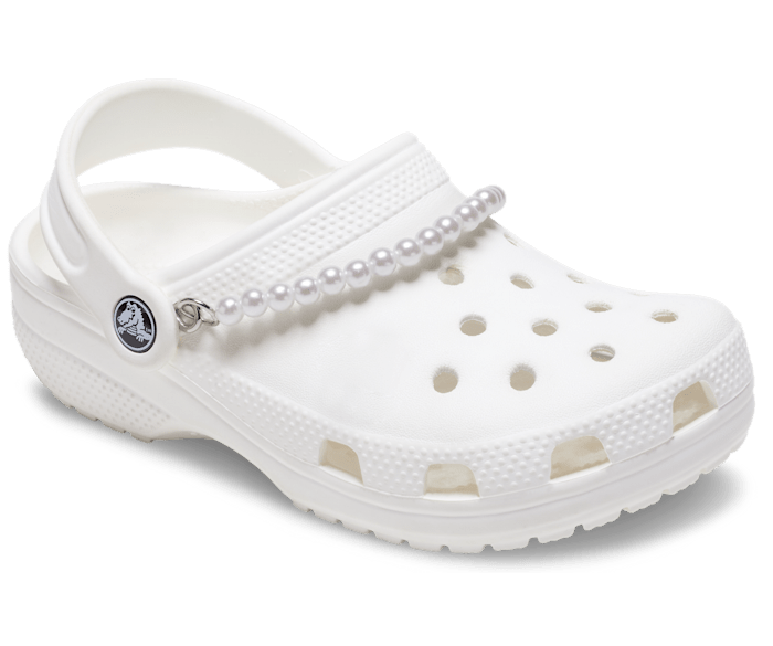 Pearl white crocs cheap