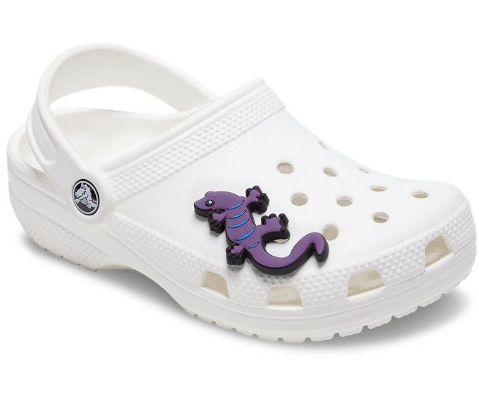 UV Changing Purple Lizard Jibbitz charms Crocs