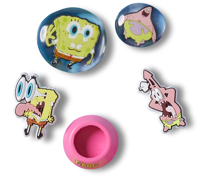 Spongebob Bubble 5 Pack Jibbitz charms Crocs