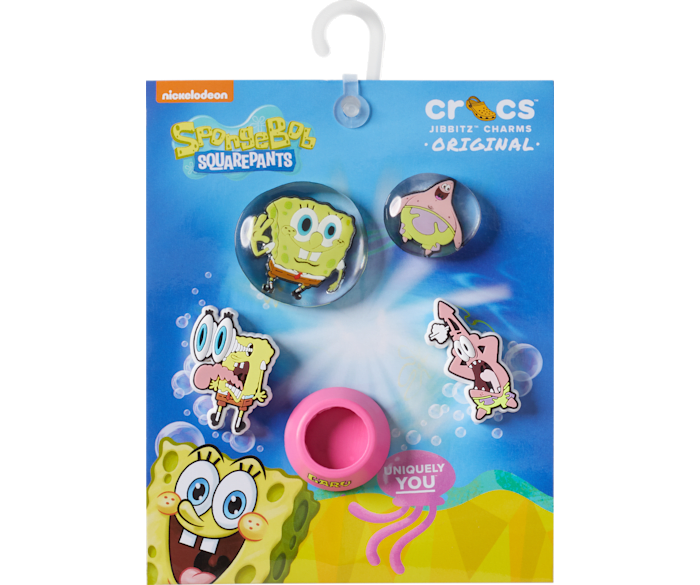 Spongebob Bubble 5 Pack Jibbitz charms Crocs