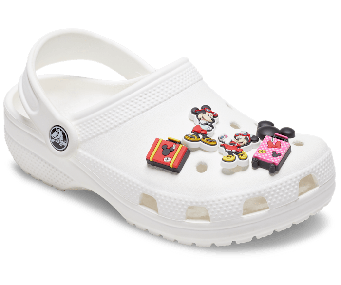 White mickey crocs on sale