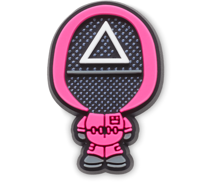 Squid Games Pink Guard Jibbitz charms Crocs