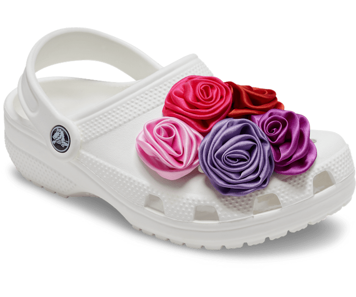 Dark Rosette 5 Pack Jibbitz charms Crocs