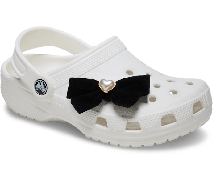 Velvet and Pearl Bow Jibbitz charms Crocs