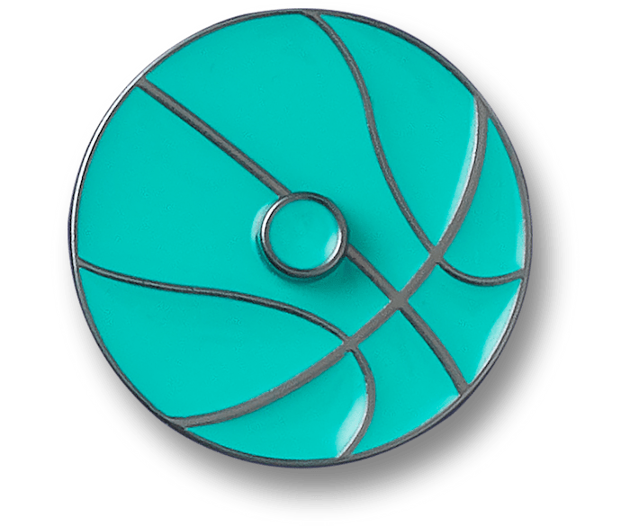 Spinning Basketball Jibbitz charms Crocs