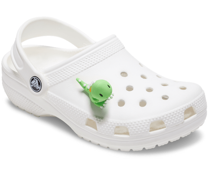 3D Green Dino Jibbitz charms Crocs