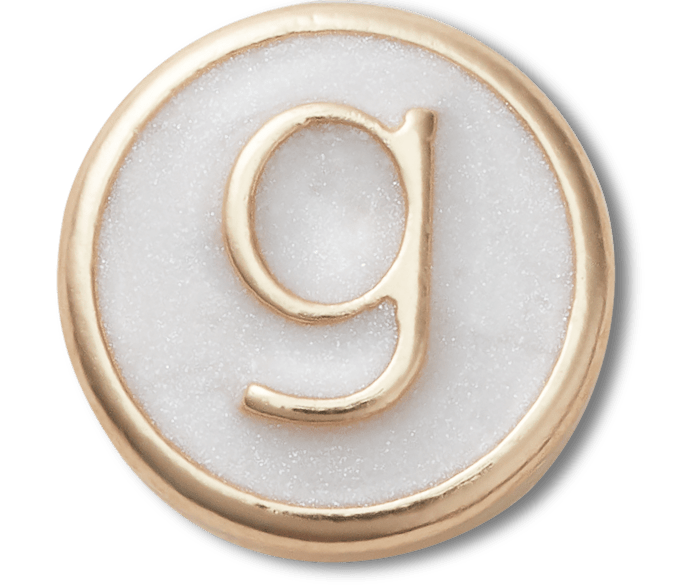 Tiny Pearlized Letter G