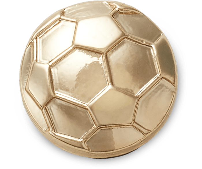 Crocs soccer ball charm cheap