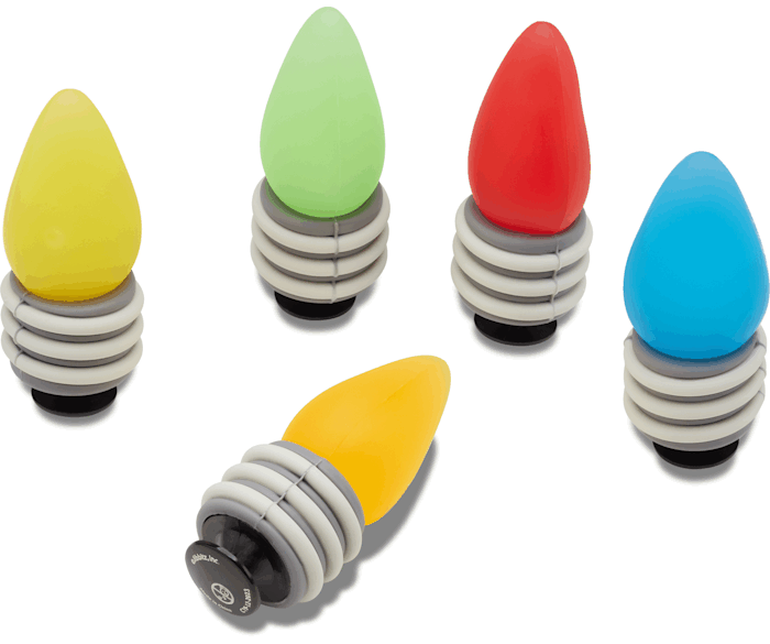 LED Holiday Lights 5 Pack Jibbitz charms Crocs