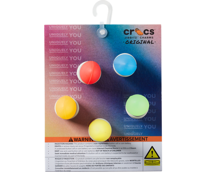 LED Holiday Lights 5 Pack Jibbitz charms Crocs