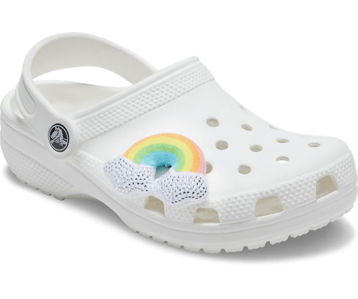 Rainbow letter crocs deals