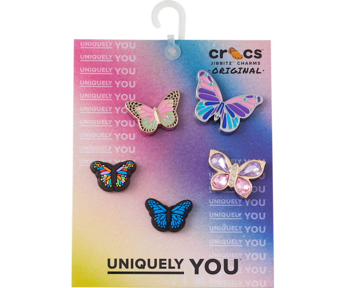 Crocs butterfly jibbitz hot sale