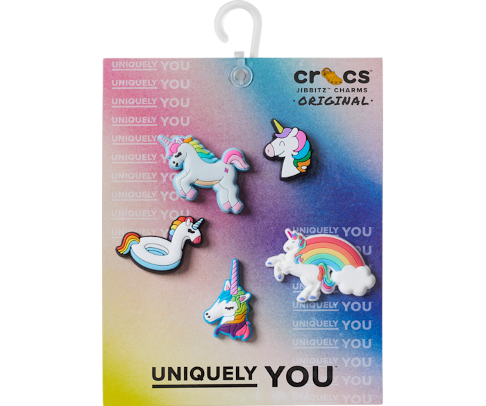 Favorite Unicorns 5 Pack Jibbitz charms Crocs