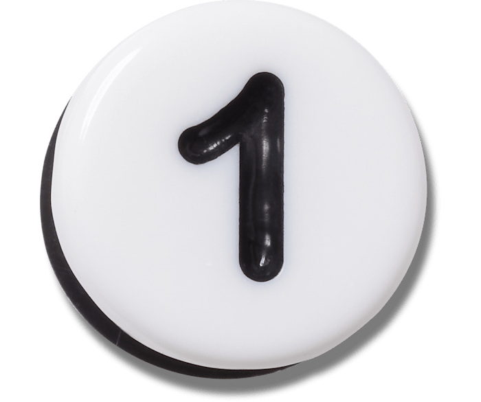 Crocs charms numbers on sale