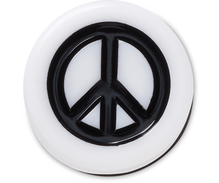 Peace sign jibbitz shop