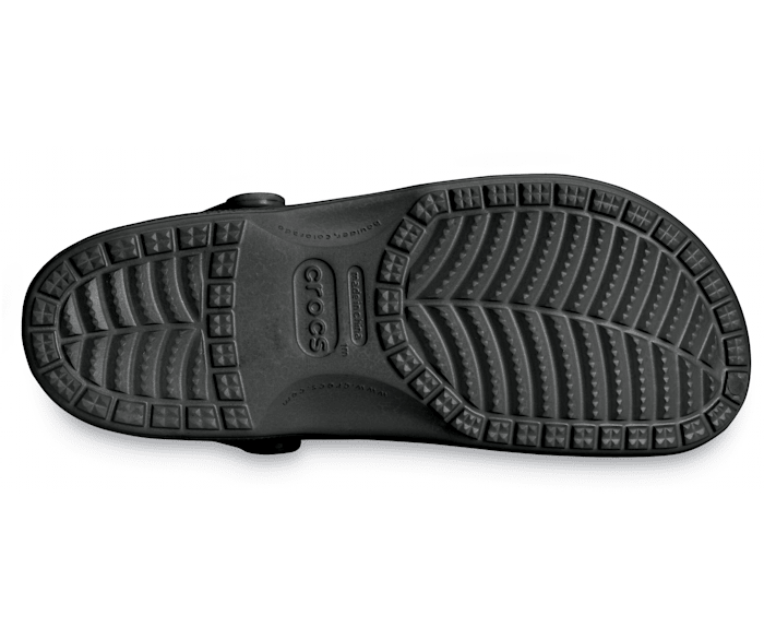 White crocs that say crocs on the side 2025