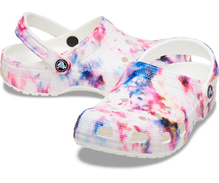 Classic Tie Dye Graphic Clog Crocs