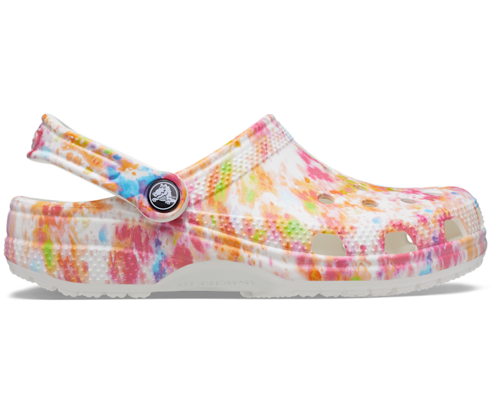 crocs womens tie dye