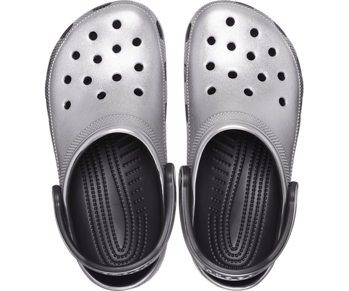 Classic metallic clog online
