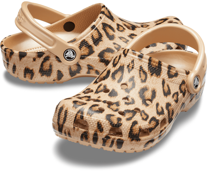 Womens printed crocs discount