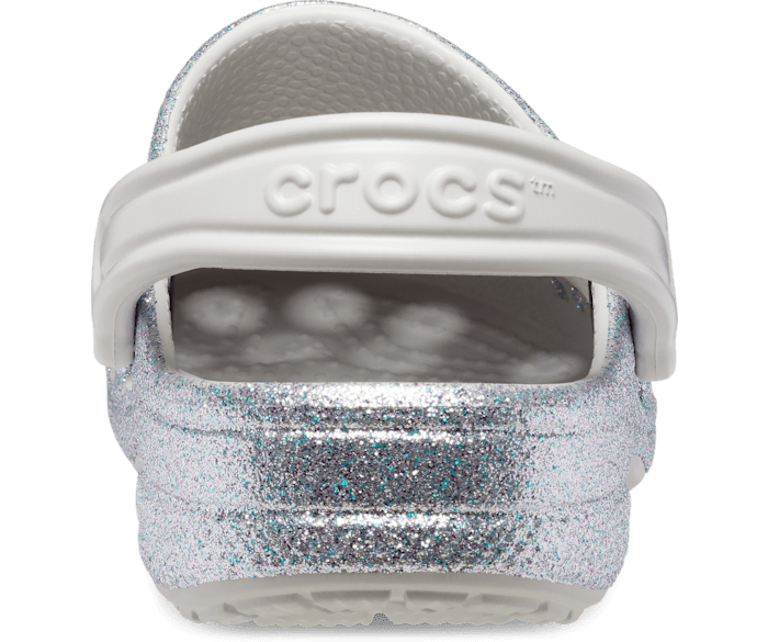 Crocs Baya Glitter Clog Silver Glitter W7 M5