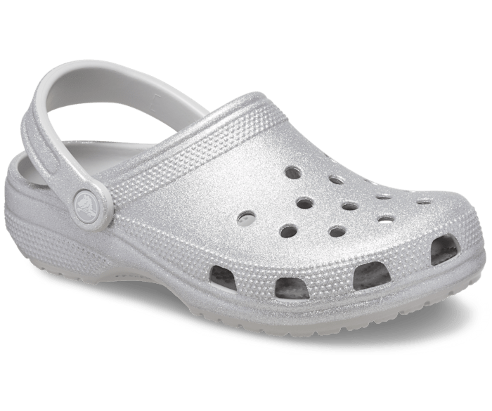 Womens glitter sales crocs