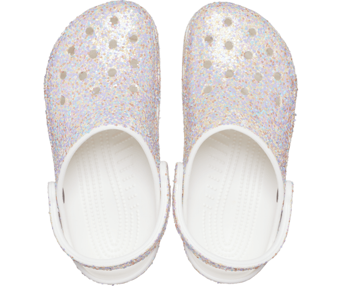 Crocs with clearance fur glitter