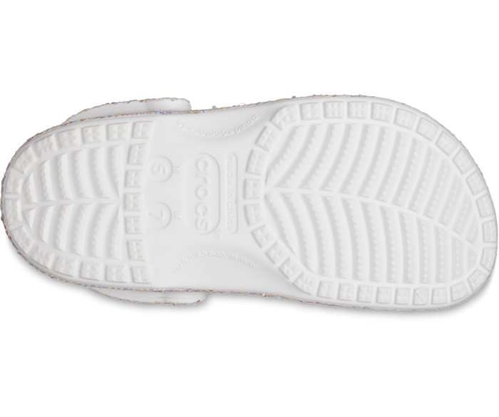 Sparkly white crocs cheap