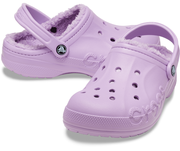 Crocs with fur cheap on sale