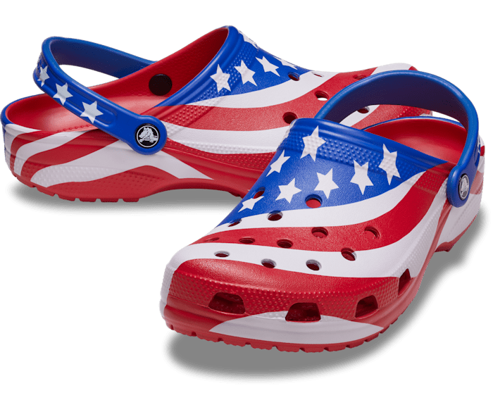 American flag crocs hotsell